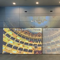 Écran de Projection à Cadre Fixe ALR Black Diamond 2025, Bordure Ultra-Fine de 7MM, Rejet de Lumière Ambiante, 4K 8K 3D HD, pour Projecteur Standard
