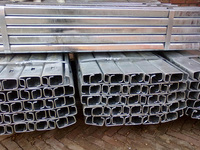 Poste de Acero Galvanizado para Barandilla de Seguridad en Carreteras, Tipo W, Q235B Q355B, para Construcción de Autopistas