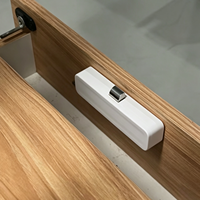 Serrure intelligente invisible pour armoire et tiroir RIXIANG TTLOCK APP NFC ABS, design discret, silencieuse, faible consommation d'énergie, pour meubles et armoires