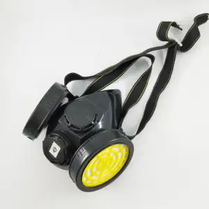 Nhà máy mặt nạ bụi nhanh chóng chốt thoải mái tái sử dụng nửa facepiece tái sử dụng mặt nạ với bộ lọc đôi - Product Image 1