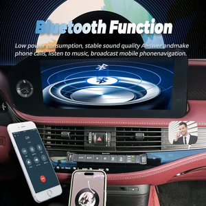 หน้าจอแอนดรอยด์ 15 ขนาด 12.3 นิ้ว Qualcomm สำหรับ Lexus LS500h LS ปี 2017-2019 ชุดติดตั้งแผงหน้าปัด<span class=keywords><strong>รถ</strong></span>ยนต์ เครื่องเล่นมัลติมีเดีย สเตอริโอ ระบบนำทาง GPS - Product Image 4