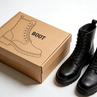 Boîte à chaussures en carton rigide de haute qualité, emballage en papier kraft, boîte à chaussures personnalisée, boîte à chaussures pour baskets, bottes, chaussures pour femmes