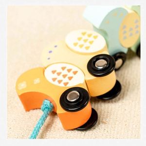 Cadeaux d'anniversaire pour enfants, jouets Montessori pour développer la motricité fine, train à enfiler en bois, perles à lacer pour bébé - Product Image 6