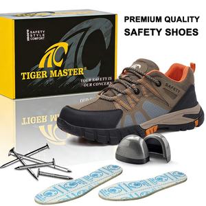 Zapatos de Seguridad para Hombre Tiger Master, Antideslizantes, Resistentes al Aceite, con Suela de Goma Duradera, Puntera de Acero Europea, Resistentes a Pinchazos, para Trabajos de Construcción - Product Image 3