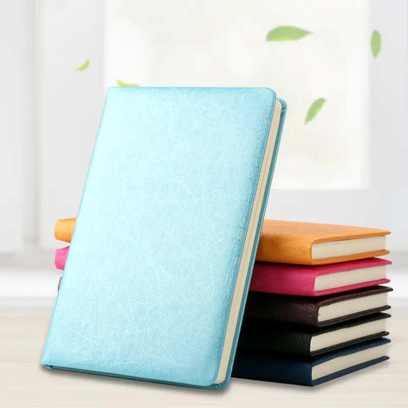 Hot verkauf hohe qualität 80 Pages Designs Clear Cover Bright Plain Craft Stationary Notebook Dairy