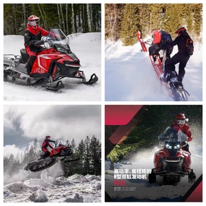 รถสโนว์โมบิล Aodes รุ่น 1000Cc HUAYU-XD1000 น้ำหนัก 295 กก. ความเร็วสูงสุด 120 กม./ชม. สำหรับกิจกรรมฤดูหนาว - Product Image 2