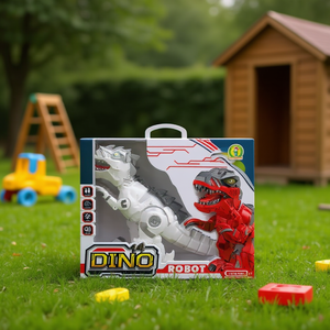 Juguete Robot Dinosaurio Transformable de 26 cm con Luces y Sonidos para Niños de 3 Años en Adelante - Product Image 3