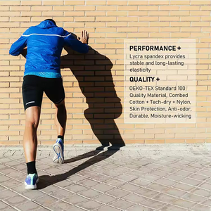 Calzini Sportivi da Corsa per Uomo con Logo Personalizzato, Traspiranti, Assorbenti e Riflettenti - Product Image 5