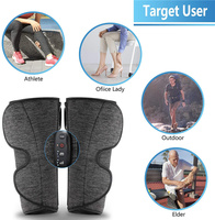 Appareil de Compression Rechargeable Dvt Masseur de Jambes Masseur de Mollet à Compression d'Air Sans Fil pour la Relaxation Musculaire