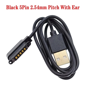 2.54 2/4/5Pin Pogo broche USB câble de charge magnétique mâle femelle PogoPin connecteur alimentation DC aimants SmartWatch Pad fil de connexion - Product Image 6