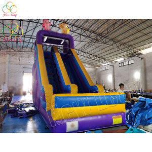 Nouveau Château Gonflable Sec Monoplace pour Adultes Leap Factory, 6m de Haut, Violet, avec Toboggan et Mur d'Escalade, <span class=keywords><strong>Jeu</strong></span> Sportif - Product Image 3