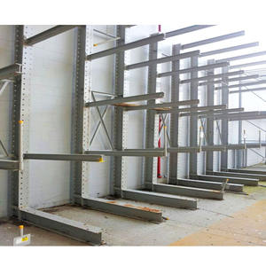 Scaffalatura Cantilever Monofacciale su Larga Scala, Sistema Autoportante per Magazzini di Legname e Acciaio - Product Image 3