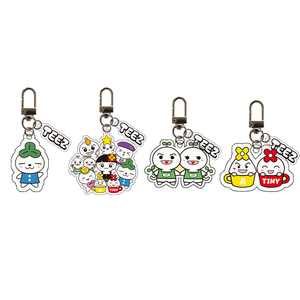 Custom Cartoon Image Acrylic Double-Sided UV Printed Fashionable Key Chain Bag Accessories Idol Gift Souvenir - Product Image 3