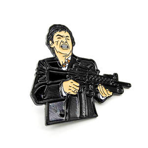 Pines de esmalte suave de dibujos animados, alfileres de metal esmaltados de personajes de películas - Product Image 2