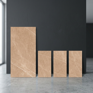 Azulejos de Porcelana Pulida Pulpis Tan 800x1600mm al por Mayor para Interiores de Villas y Hoteles - Product Image 5