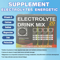 Poudre d'hydratation quotidienne, boisson électrolytique sans sucre, nutrition sportive, énergie, poudre d'électrolytes Keto en sachets, en stock