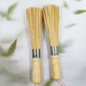 Cepillo para ollas de bambú, cepillo de bambú natural de mango largo, cepillo de cocina ecológico de filamentos de bambú natural, estropajo para ollas, cocina - Product Image 4