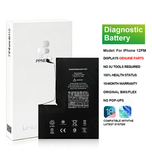 แบตเตอรี่แท้สำหรับ <span class=keywords><strong>iPhone</strong></span> 6 7 8 Plus X 12 <span class=keywords><strong>13</strong></span> Mini 14 15 16 <span class=keywords><strong>Pro</strong></span> <span class=keywords><strong>Max</strong></span> สำหรับเปลี่ยน - Product Image 1