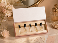 Boîte à parfum en carton rigide avec logo personnalisé, fabrication directe d'usine, design de couvercle et de base, emballage cadeau haut de gamme pour flacons de parfum