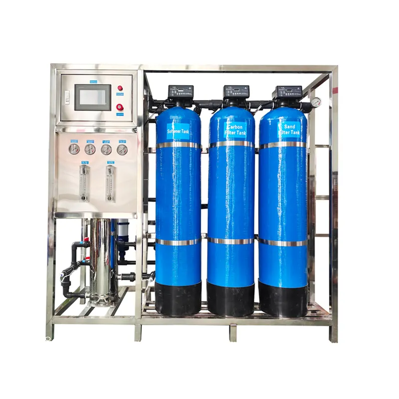 Automatisering Onbemande 250lph 500lph Ro Systeem Filtratie Plant Waterzuiveringssysteem Omgekeerde Osmose Waterfiltersysteem