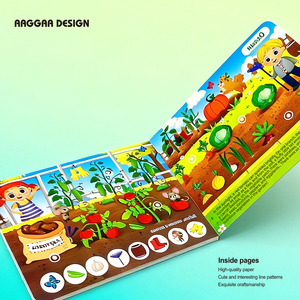 Libro de Actividades con Pegatinas <span class=keywords><strong>para</strong></span> Niños Pequeños de 3 a 5 Años, Libro Interactivo de <span class=keywords><strong>Cuentos</strong></span> de Animales del Bosque, Regalo Educativo Preescolar <span class=keywords><strong>para</strong></span> Niños y Niñas - Product Image 2