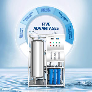 Grosir mesin pemurni air minum besi tahan karat 250L/jam 500L/Jam/sistem Osmosis terbalik/mesin pemurni air tanah RO - Product Image 1