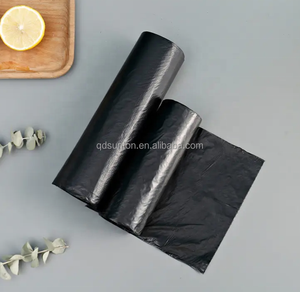Factory Hot Selling Black HDPE Trash Bags <b>Plastic</b> Garbage Can Liners Professional Garbage Bags Trash Bags for Home <b>Kitchen</b> - Product Image 2