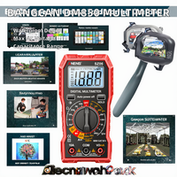 SZ06 multimètre numérique professionnel 1999 compte affichage LCD Auto testeur de tension ca/cc Ohm courant ampèremètre détecteur outil
