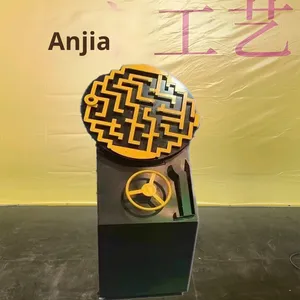 Trẻ Em Của Tương Tác Khổng Lồ Bằng Đá Cẩm Thạch Mê Cung Di Chuyển Ma Thuật Tiêu Hóa Vòng Xoay Bóng Săn Tìm Kho Báu 1-Năm Bảo Hành Kim Loại Đạo Cụ - Product Image 4