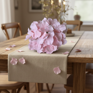 Tête de <span class=keywords><strong>fleur</strong></span> artificielle d'hortensia à modeler manuellement, 27 feuilles, pour décoration murale de mariage, rangée décorative, <span class=keywords><strong>fleur</strong></span> artificielle pour photographie - Product Image 2