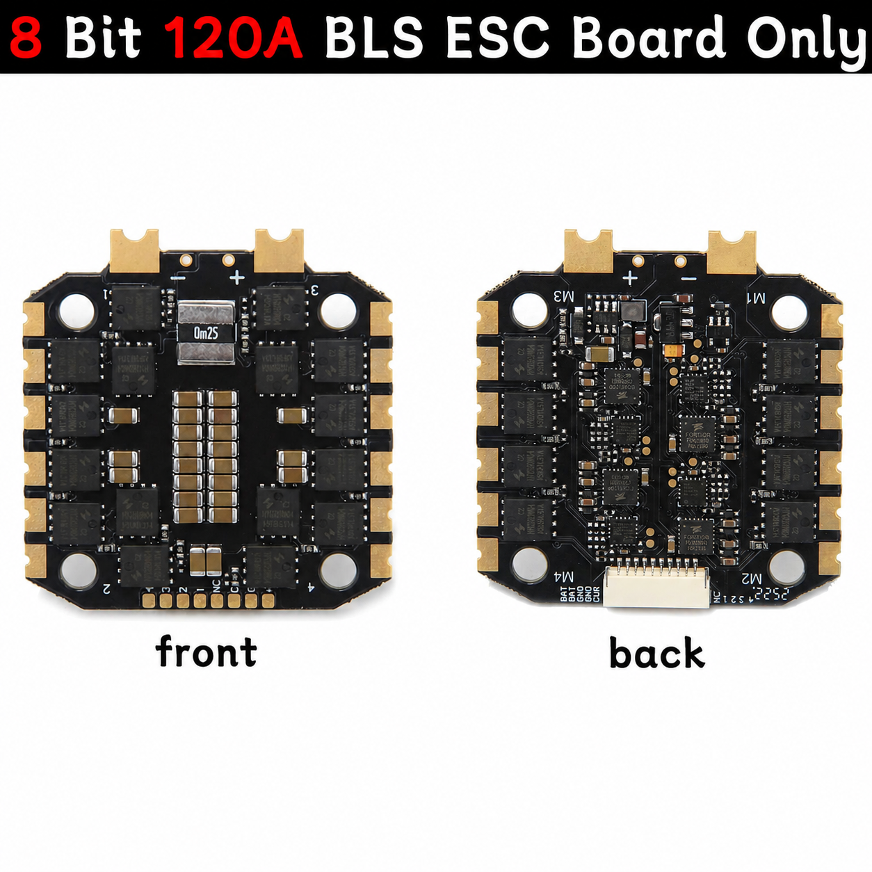 Solo placa ESC BLS de 8 bits 120A