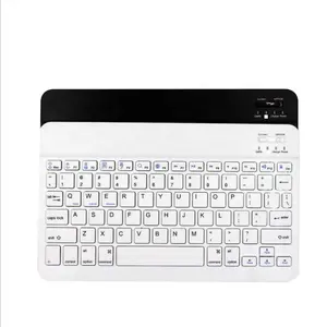 Tablet PC Keyboard Nirkabel Portabel Ringan Ramping Keyboard Ponsel dengan Penerimaan BT