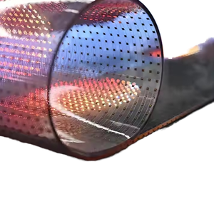 Pantalla LED Invisible de Ahorro de Energía, Película <span class=keywords><strong>Transparente</strong></span> P6 COB, Panel Autoadhesivo para Publicidad en Fachadas de Edificios - Product Image 1
