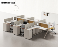 Poste de travail ergonomique moderne en L pour une personne, avec cloison haute, bureau d'angle pour personnel avec armoire de rangement, montage facile