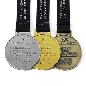 Médaille coréenne des champions <span class=keywords><strong>du</strong></span> <span class=keywords><strong>monde</strong></span> en métal or argent bronze personnalisée - Product Image 3