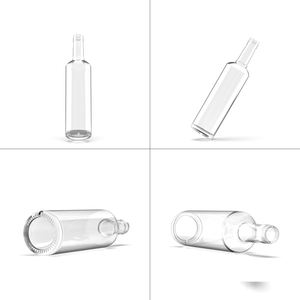 Bouteilles de vodka en verre vides les <span class=keywords><strong>moins</strong></span> chères de 700 ml pour les spiritueux, 1 litre, 1000 ml, 750 ml, 500 ml, rondes, à fond rond, pour <span class=keywords><strong>whisky</strong></span>, avec bouchon à vis - Product Image 3