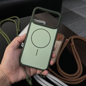 <span class=keywords><strong>Coque</strong></span> de protection en TPU souple pour <span class=keywords><strong>iPhone</strong></span> 17 Pro/17 Pro Max, étui magnétique <span class=keywords><strong>avec</strong></span> sangle d'épaule réglable et cordon de téléphone portable - Product Image 3