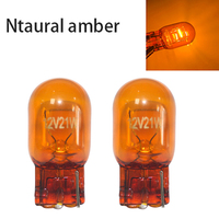 2 pièces 7443 W21/5W xénon Super blanc T20 verre bleu naturel 12V 21/5W W3x16q ampoule de voiture Auto lampe