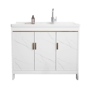 Lavabo in ceramica in stile moderno con lavabo in alluminio <span class=keywords><strong>per</strong></span> esterni con lavabo integrato <span class=keywords><strong>per</strong></span> alberghi e bagni - Product Image 6