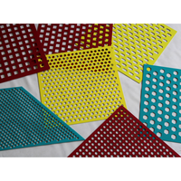 Maille d'écran perforée en métal hexagonal largement utilisé Maille métallique de gril de haut-parleur perforé Micro cercle galvanisé