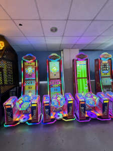 Console Arcade Coin-Operata per Centri Giochi: Scambio Biglietti Intrattenimento per il Gioco Calcio World Push the Ball - Product Image 5