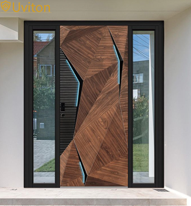 एल्यूमीनियम मुख्य प्रवेश द्वार का डिजाइन प्रौद्योगिकी 3 डी मूर्तिकला एंटी-टक्कर विस्फोट-प्रकाश के साथ सबूत - Product Image 2