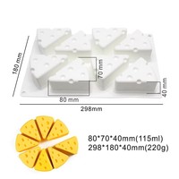 Moules à dessert français 3D en silicone antiadhésif pour la décoration de gâteaux, outils essentiels pour la création de gâteaux au savon et à la boulangerie.