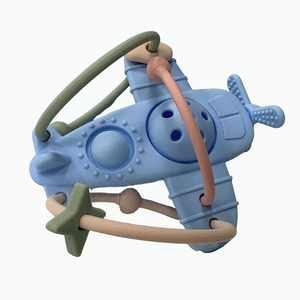 Sucette en forme d'avion personnalisée, en silicone souple, jouet de dentition non toxique <span class=keywords><strong>pour</strong></span> bébé <span class=keywords><strong>pour</strong></span> <span class=keywords><strong>soulager</strong></span> la douleur de la dentition - Product Image 5