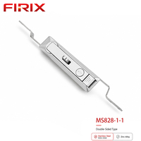 Serrure à cylindre réversible verrouillable en acier inoxydable MS828-1-1 avec commande par tige |   Poignée de porte encastrée multipoints