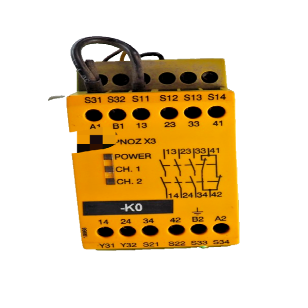 Plc X3 230vac 24vdc 3n/o 1n/c 1so Safety Relay for Warranty Product