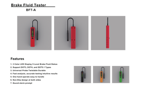 Bolígrafo probador de líquido de frenos con 5 LED, Herramientas para vehículos y automóviles, herramientas de diagnóstico, nuevo estilo, probador de líquido de frenos para DOT3/DOT4 - Product Image 4