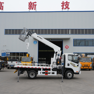 Jqccm 6.3 חדש טון faw jeang נייד הידראולי קטן משאית 4 x2 טלסקופי בום משאית רכוב עם סל אווירי - Product Image 4