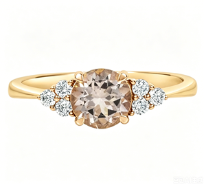 Anillo de <span class=keywords><strong>Morganita</strong></span> Baguette de 2 Quilates con Certificado IGI, D VS1 CVD, Oro de 18K, Joyería Elegante para Novia - Product Image 1
