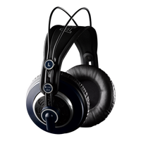 Audífonos de Estudio Semiabiertos AKG K240 MKII, Audífonos Profesionales de Alta Fidelidad para Audiófilos, Audífonos de Monitoreo con Cable para Escuela de Música y DAW